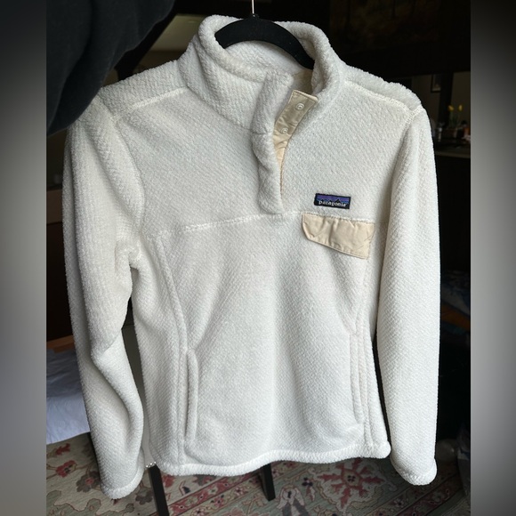 Patagonia Jackets & Blazers - Patagonia Women’s Re-Tool Snap-T Fleece Pullover, White - Small